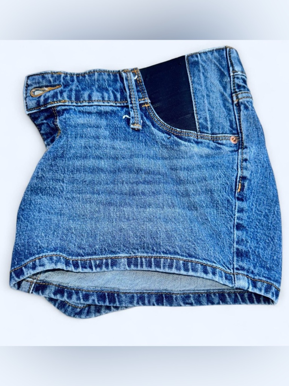 *SOLD*
Isabel Maternity by Ingrid & Isabel Blue Denim Jean Shorts - Picture 5 of 6